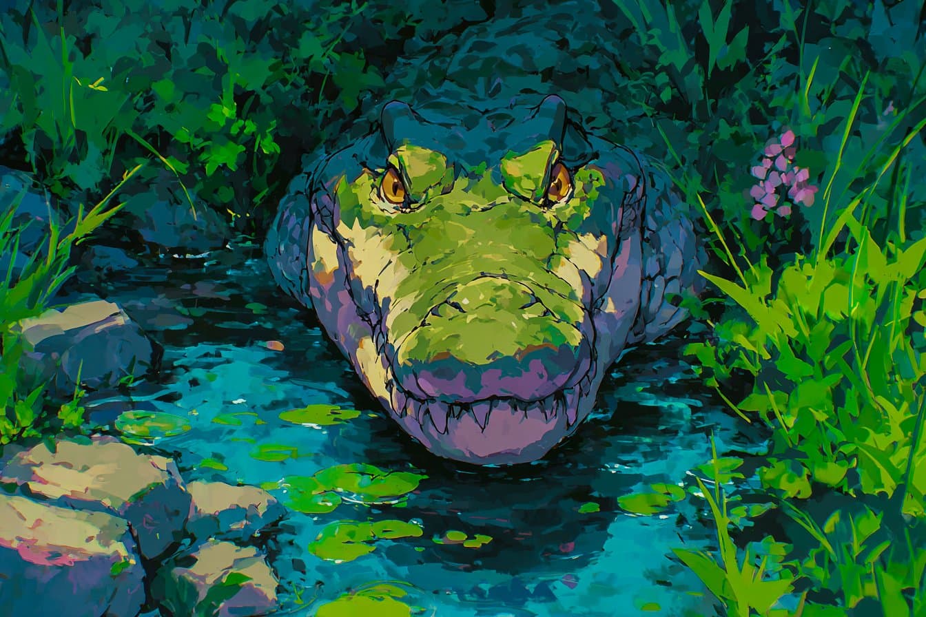 Fossîle, le crocodile