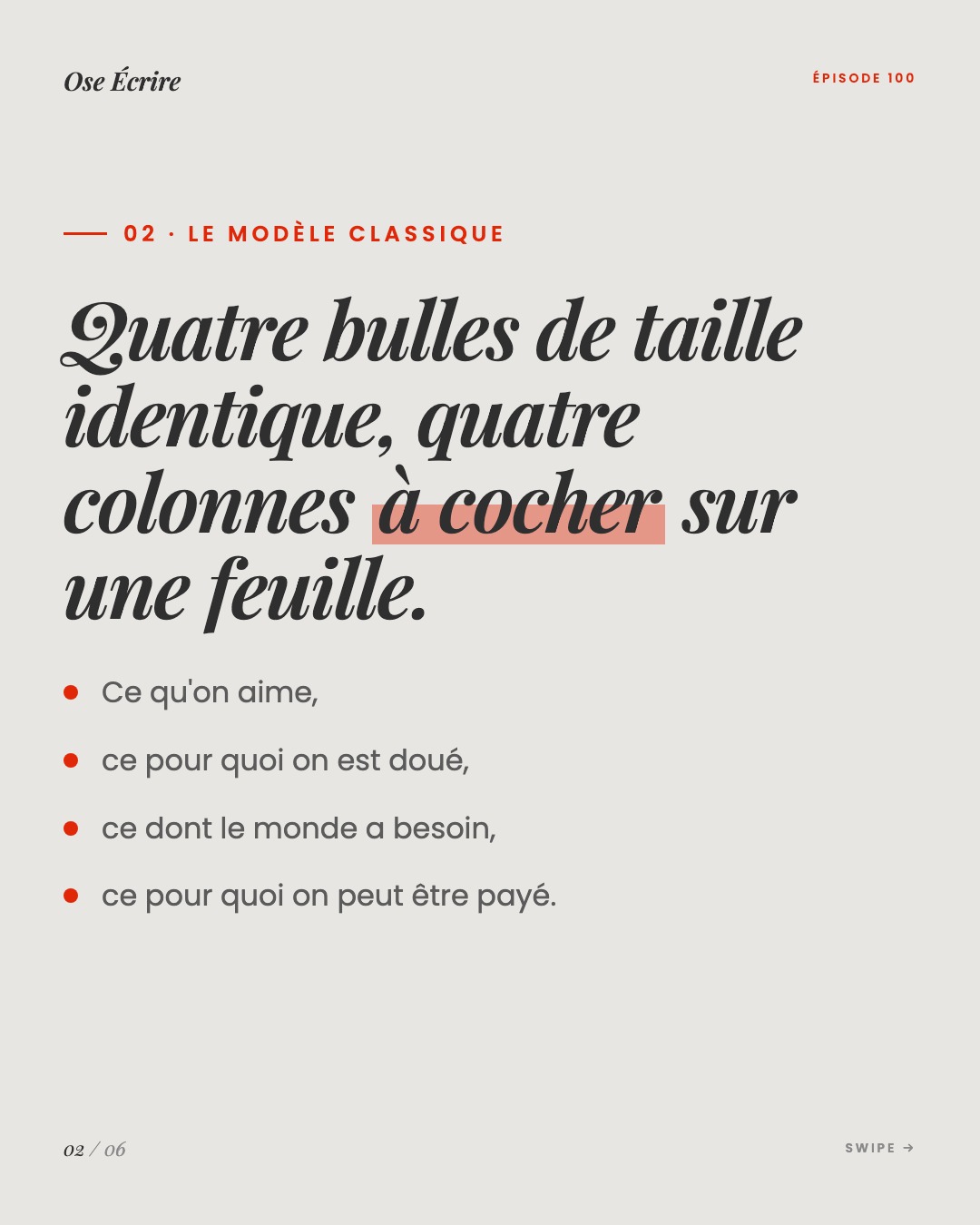 Slide 2 du carousel de l'épisode 100
