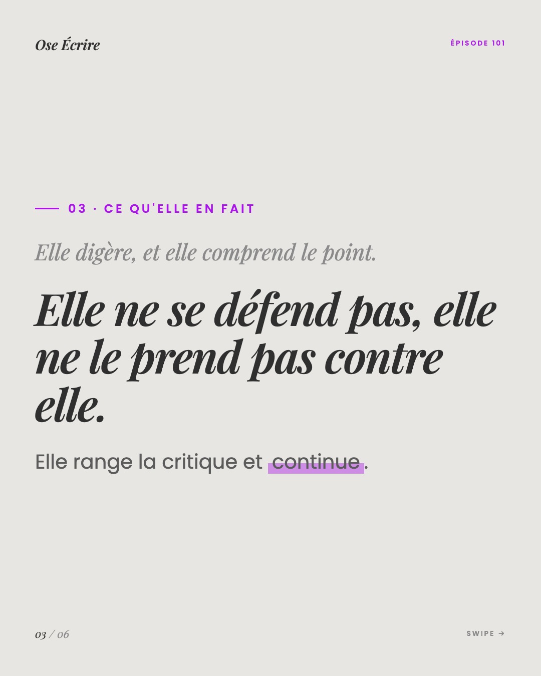 Slide 3 du carousel de l'épisode 101