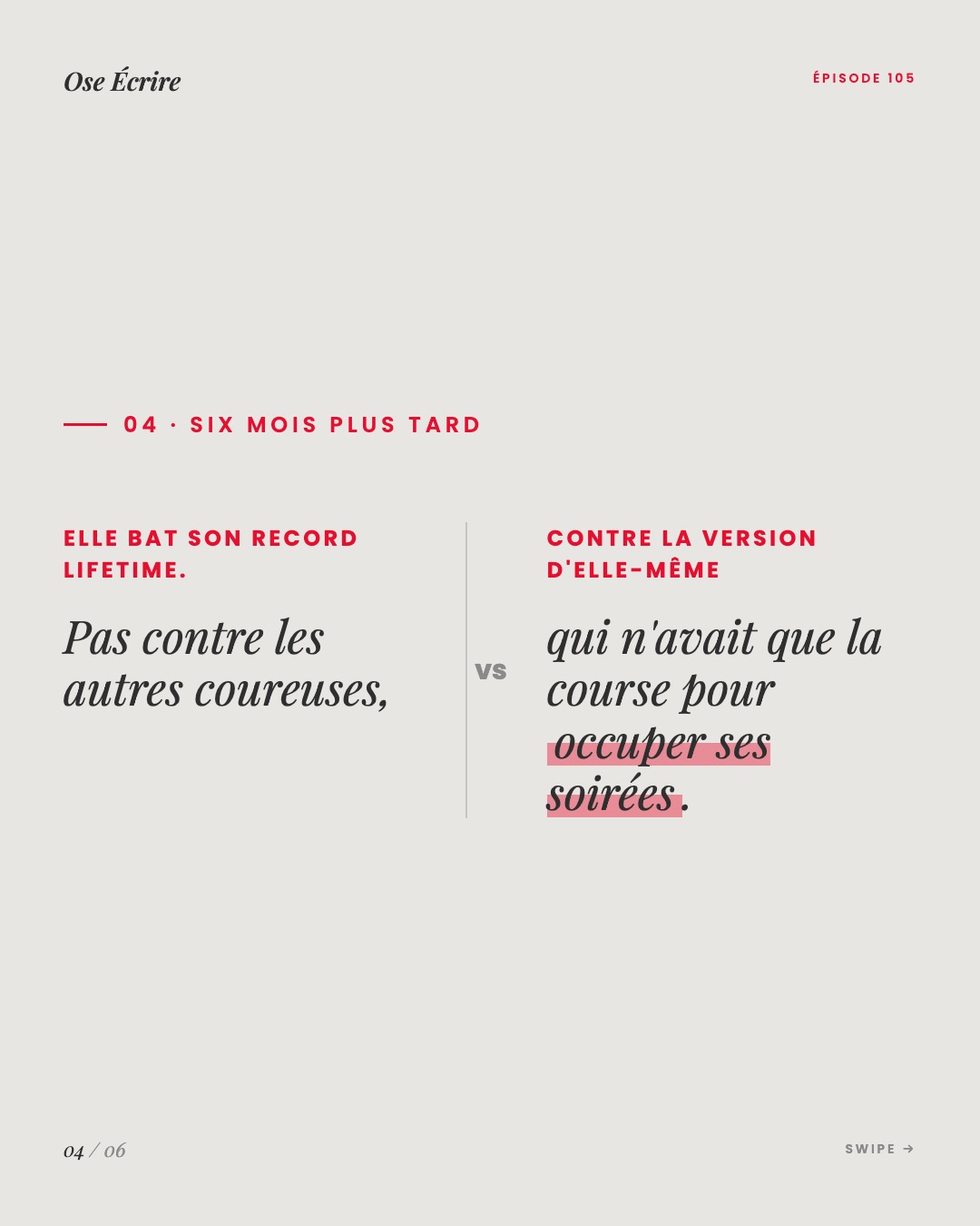Slide 4 du carousel de l'épisode 105