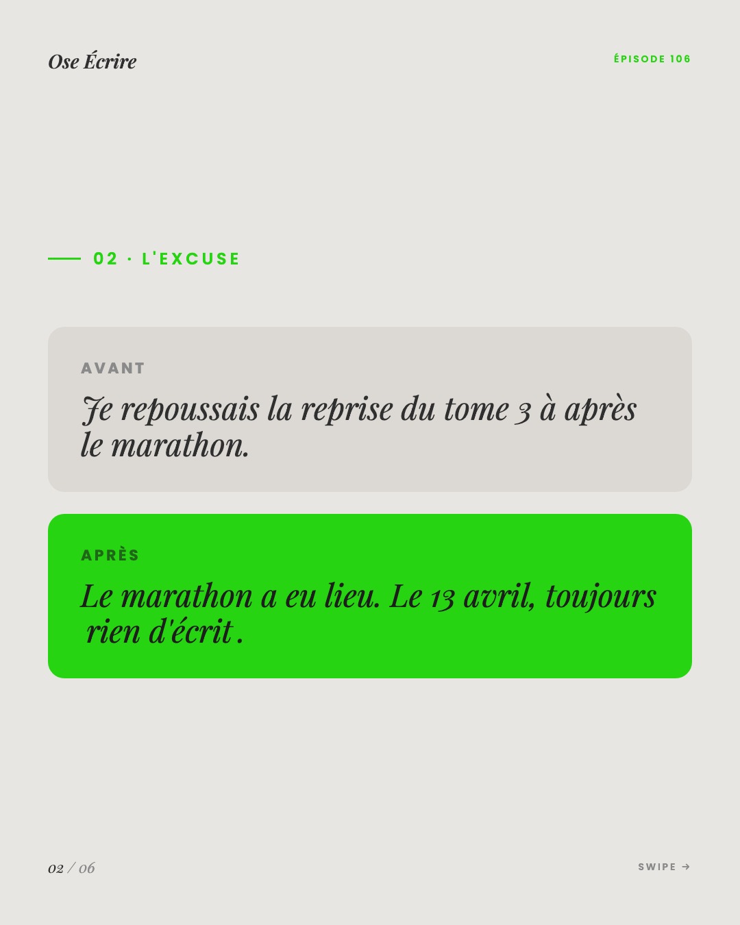 Slide 2 du carousel de l'épisode 106