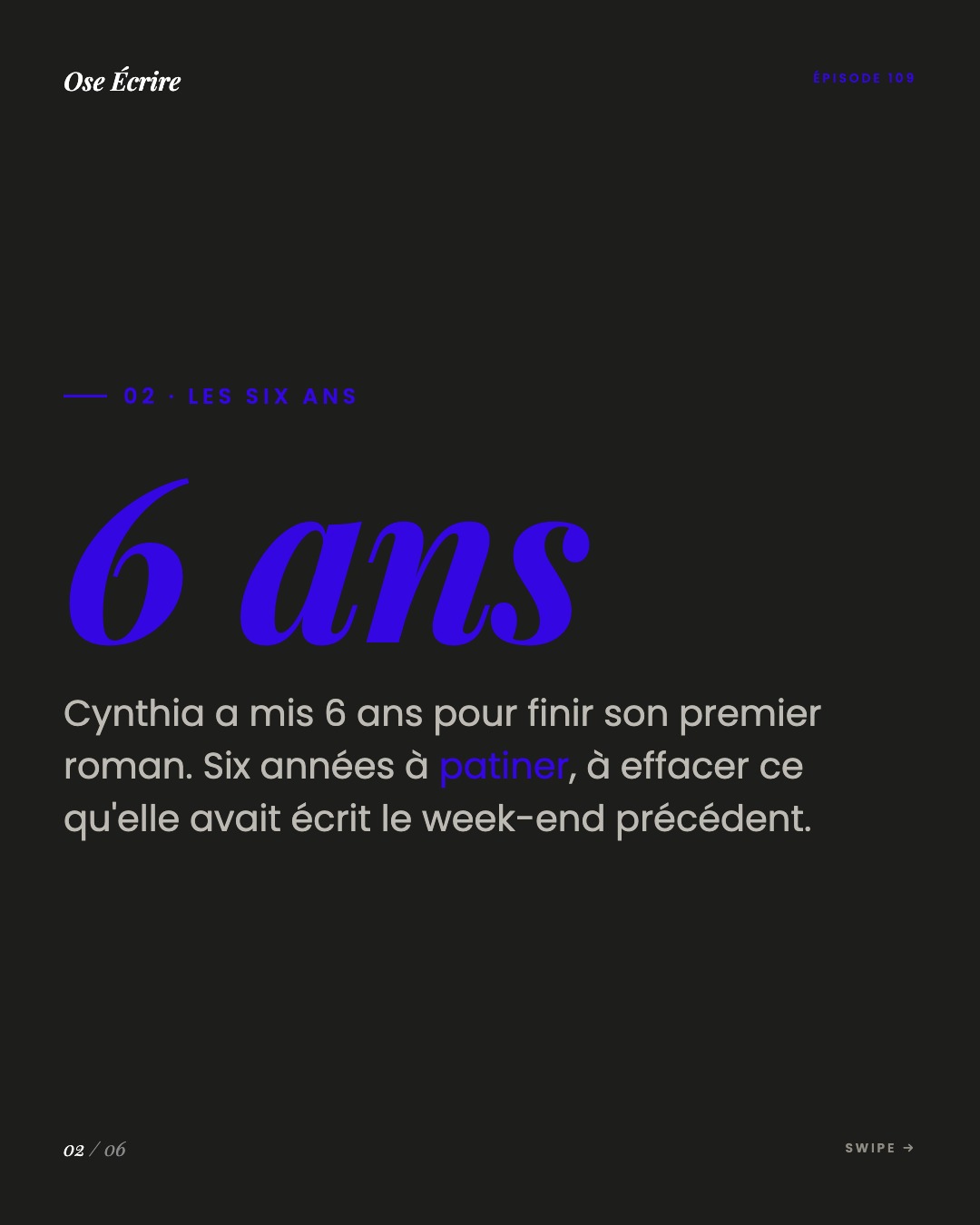 Slide 2 du carousel de l'épisode 109