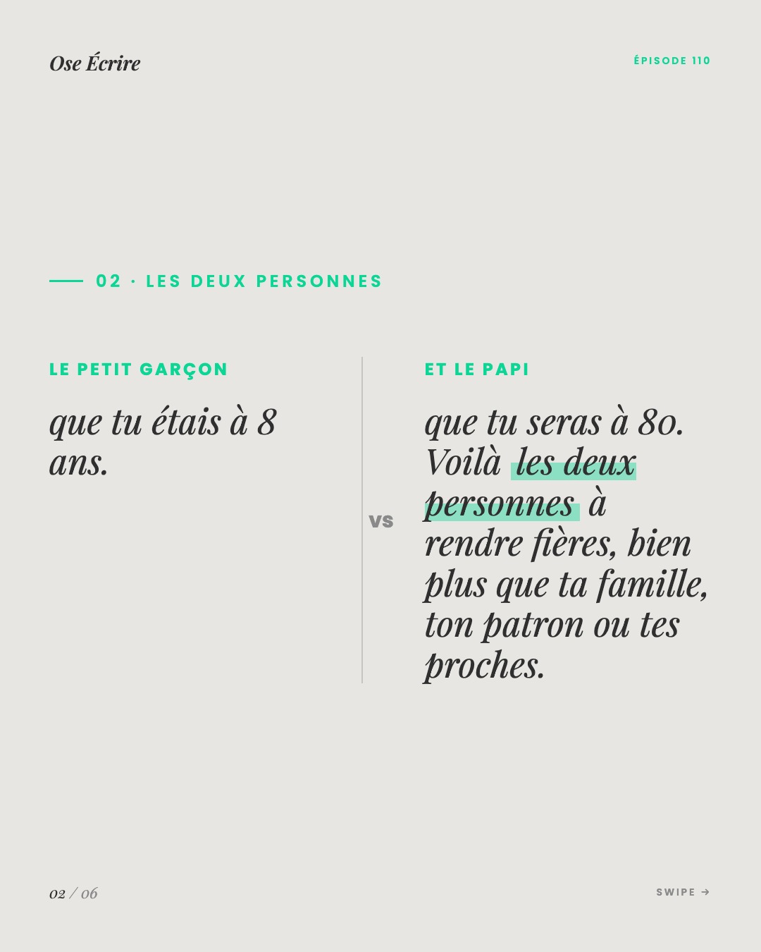 Slide 2 du carousel de l'épisode 110