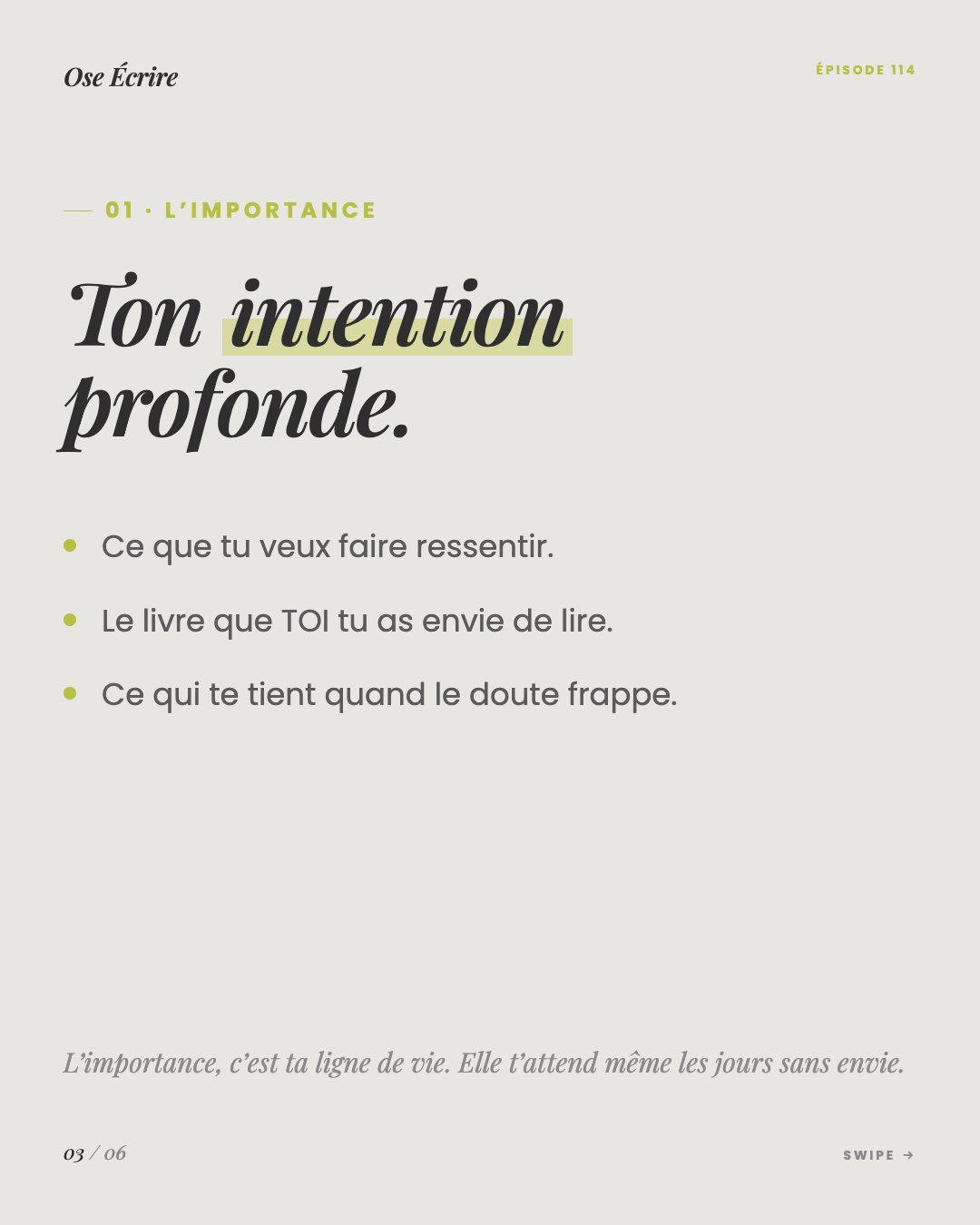 Slide 3 du carousel de l'épisode 114