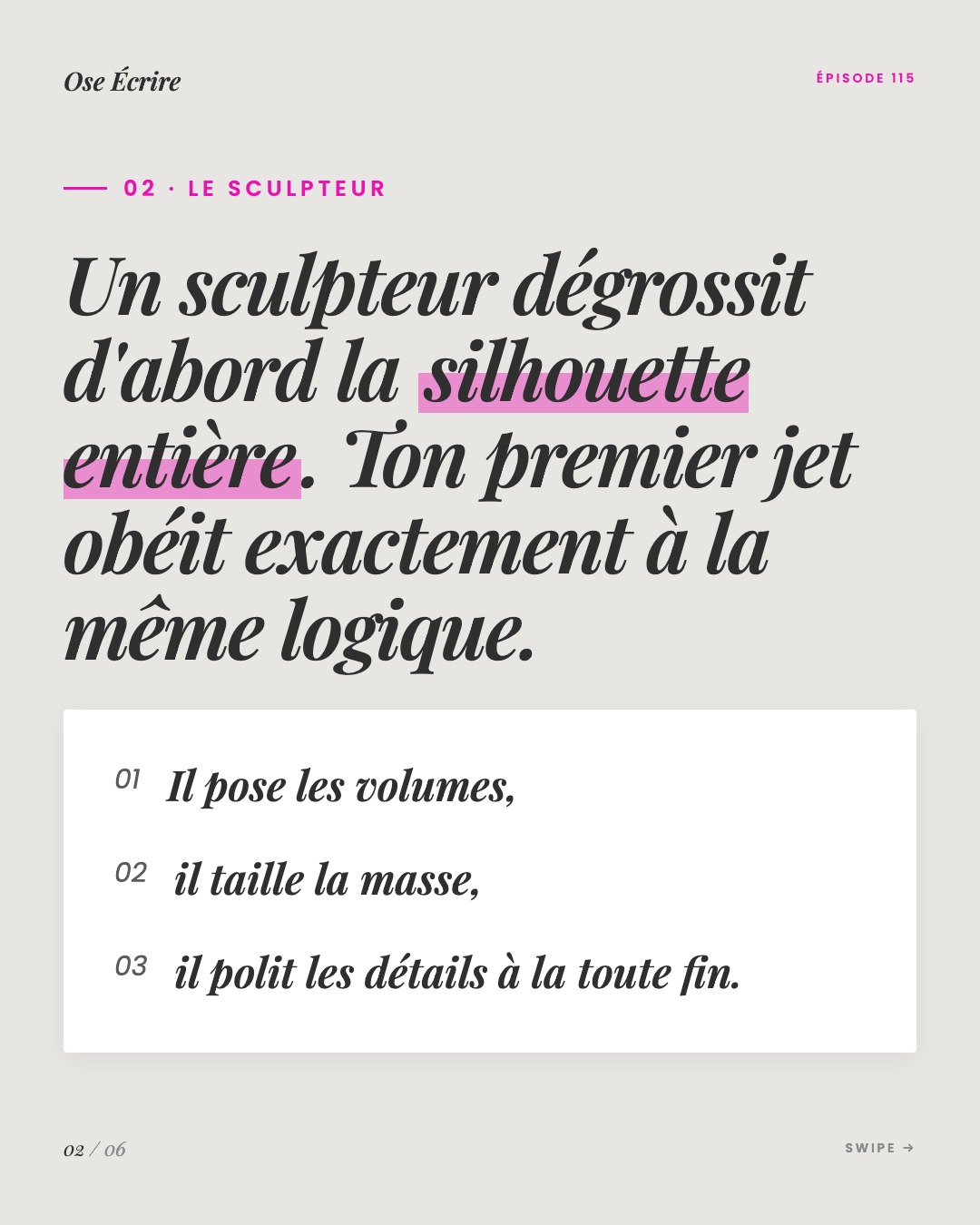 Slide 2 du carousel de l'épisode 115