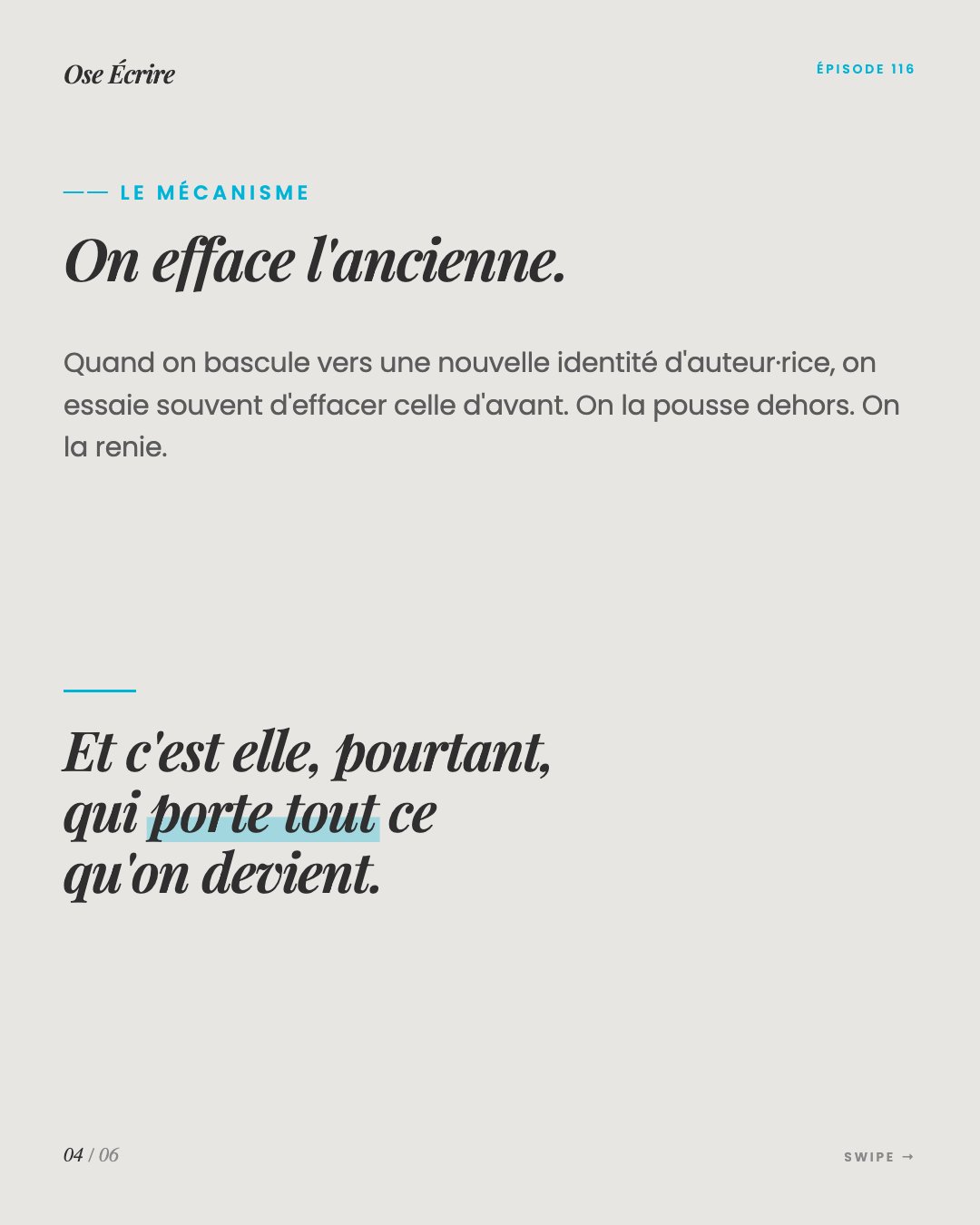 Slide 4 du carousel de l'épisode 116