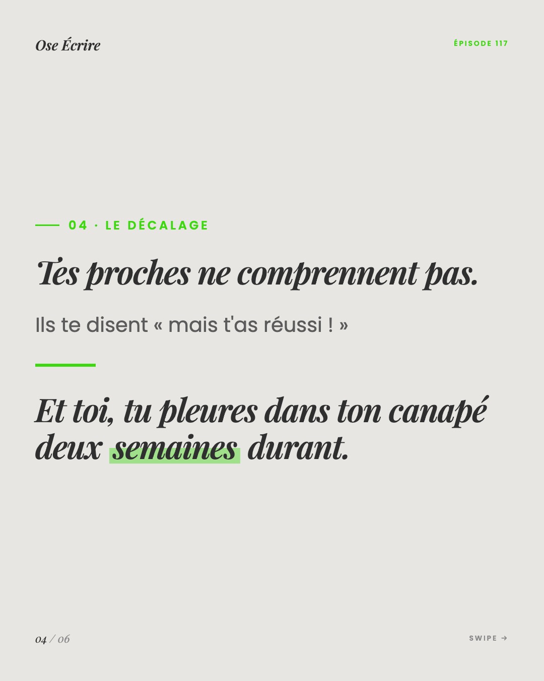Slide 4 du carousel de l'épisode 117