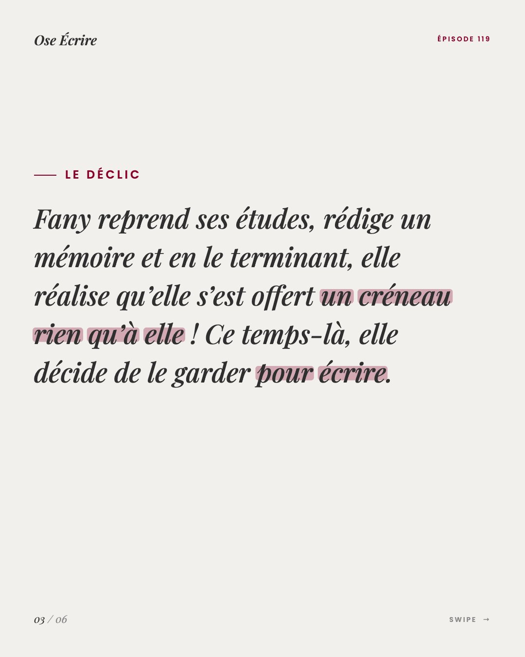 Slide 3 du carousel de l'épisode 119