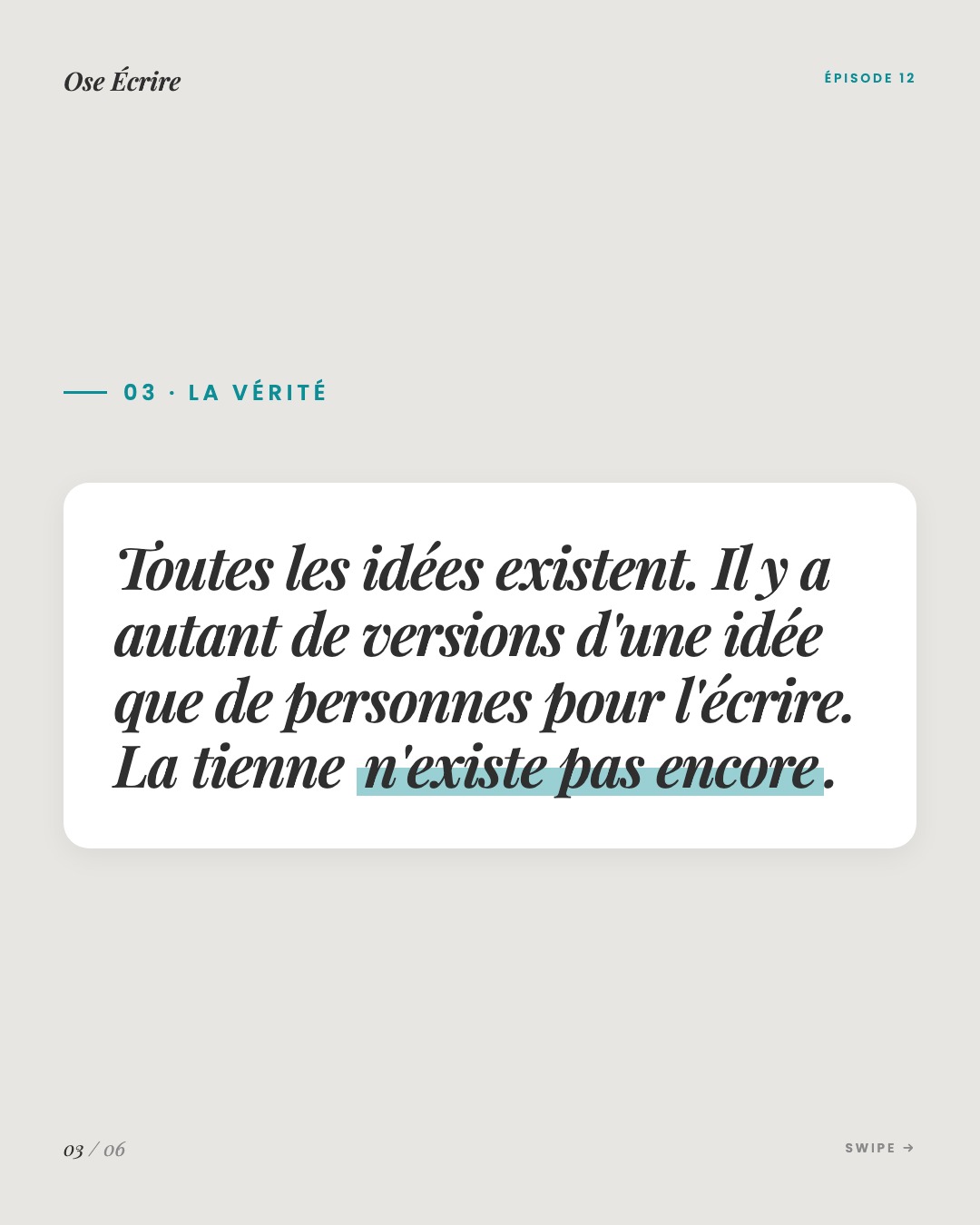 Slide 3 du carousel de l'épisode 12