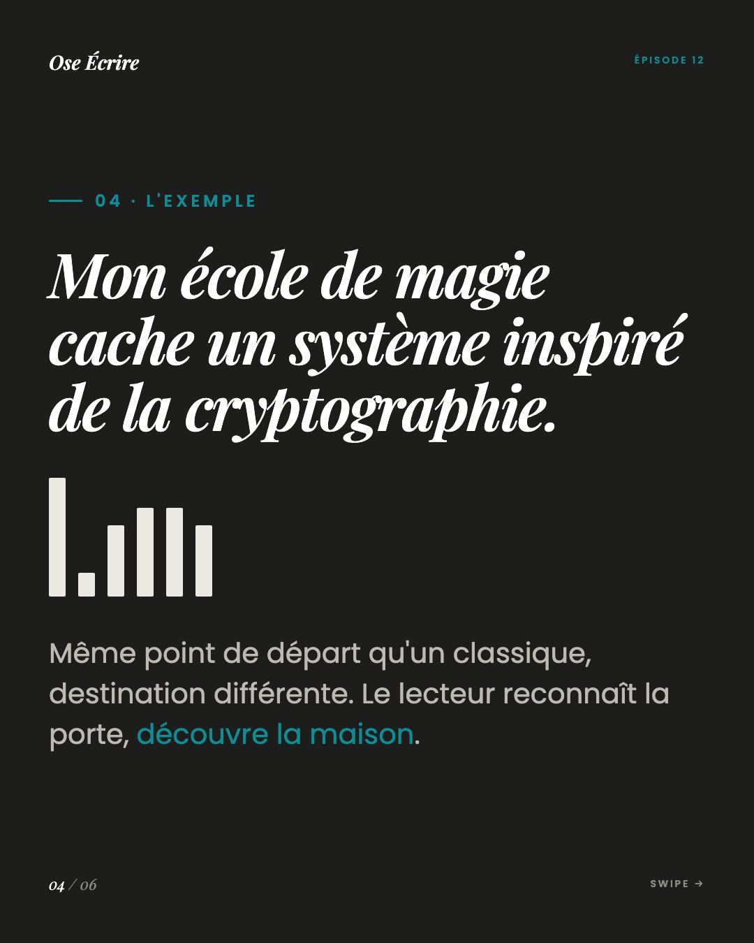 Slide 4 du carousel de l'épisode 12