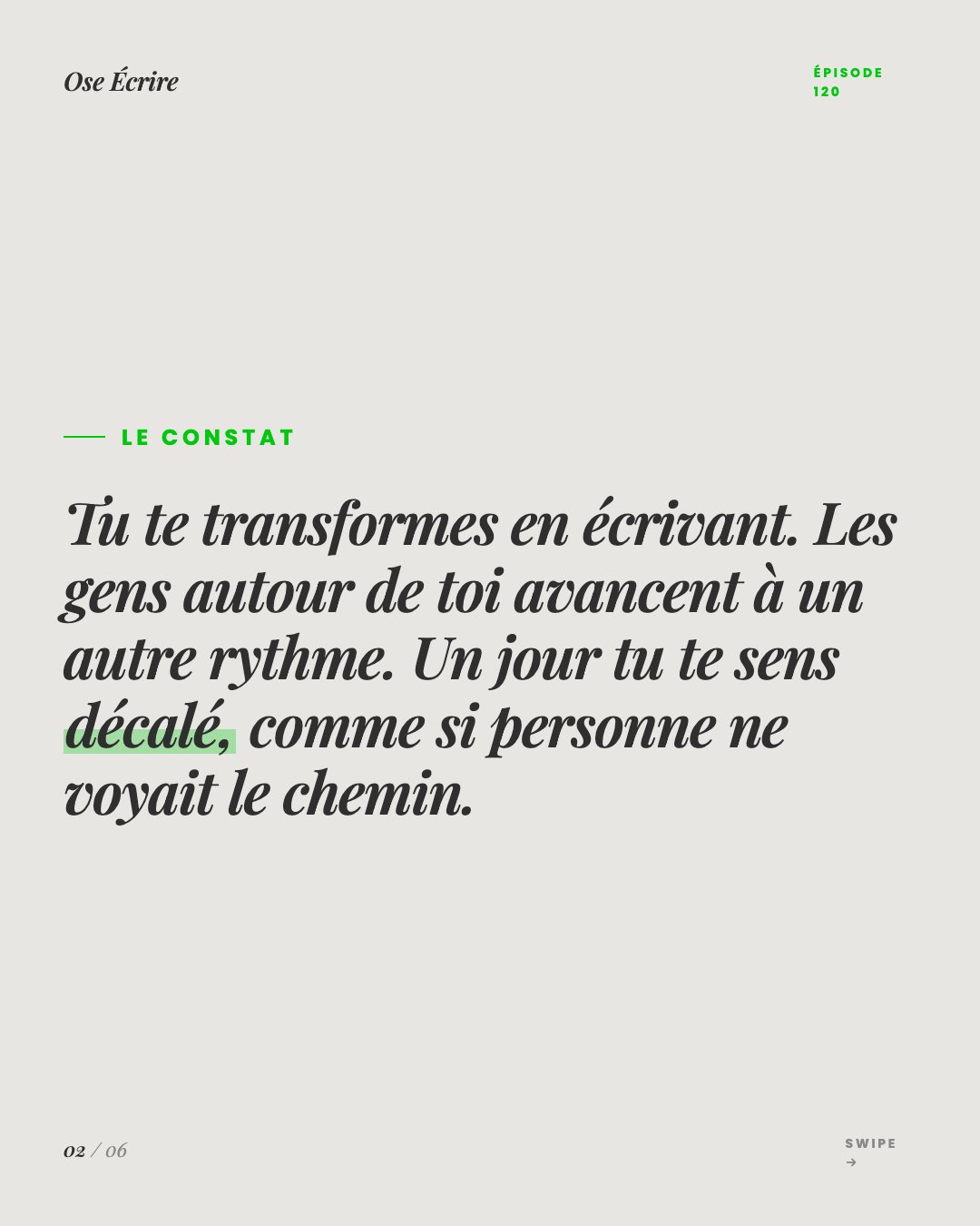 Slide 2 du carousel de l'épisode 120