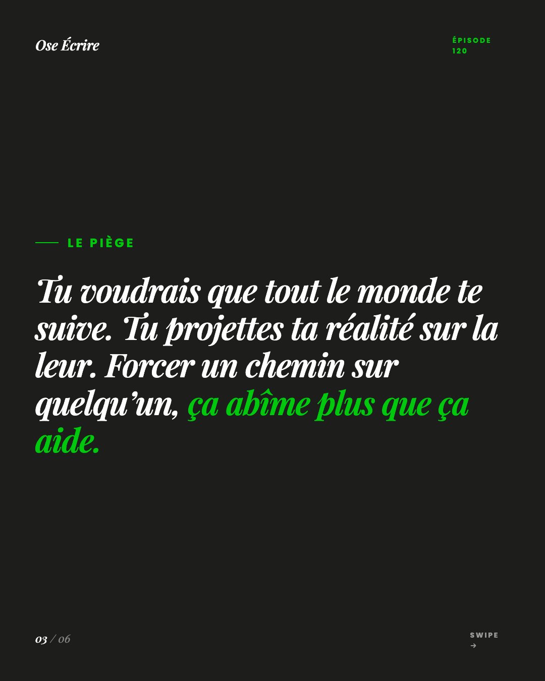 Slide 3 du carousel de l'épisode 120