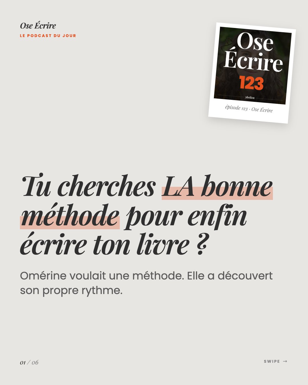 Slide 1 du carousel de l'épisode 123