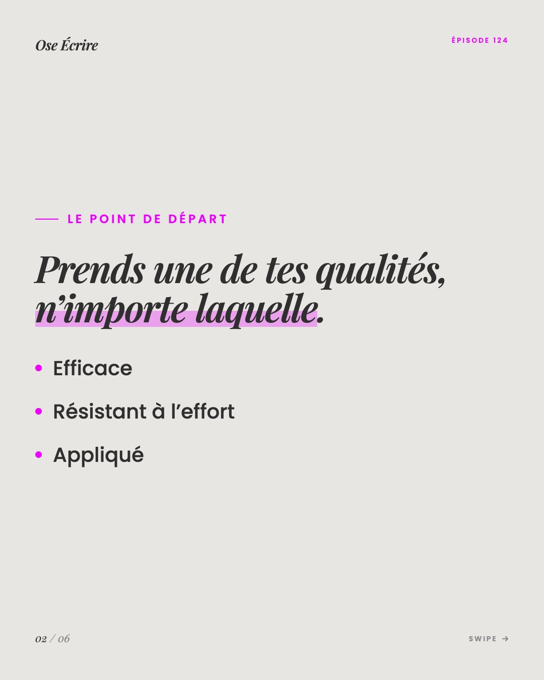 Slide 2 du carousel de l'épisode 124