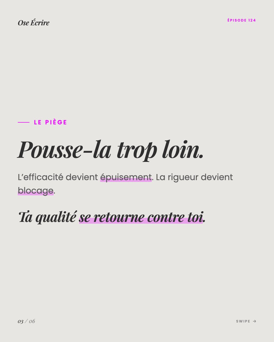 Slide 3 du carousel de l'épisode 124