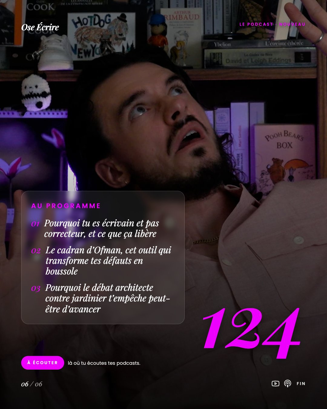 Slide 6 du carousel de l'épisode 124