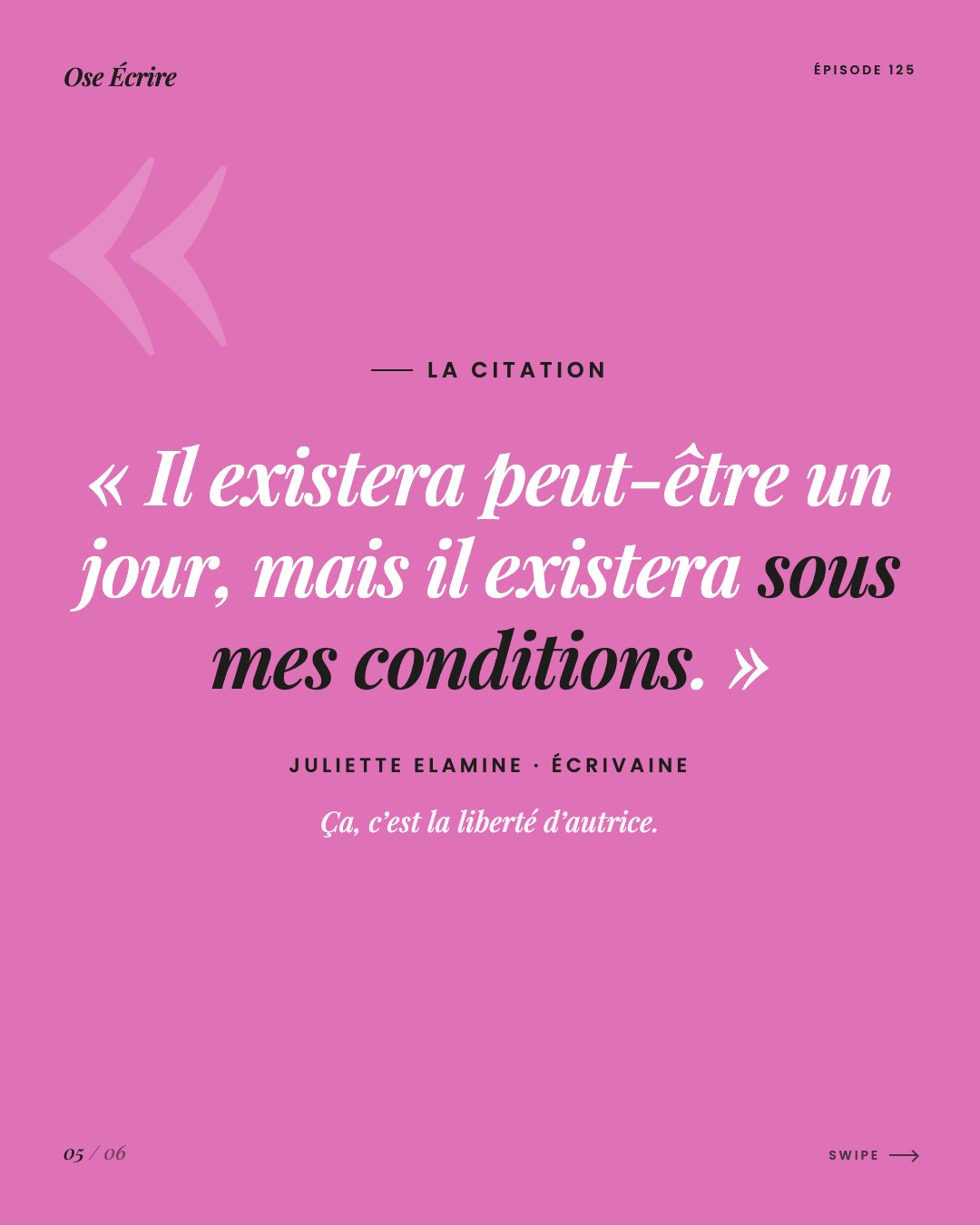 Slide 5 du carousel de l'épisode 125