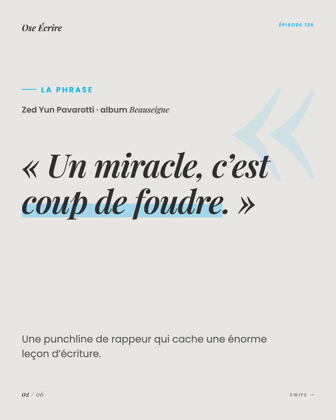 Slide 2 du carousel de l'épisode 126