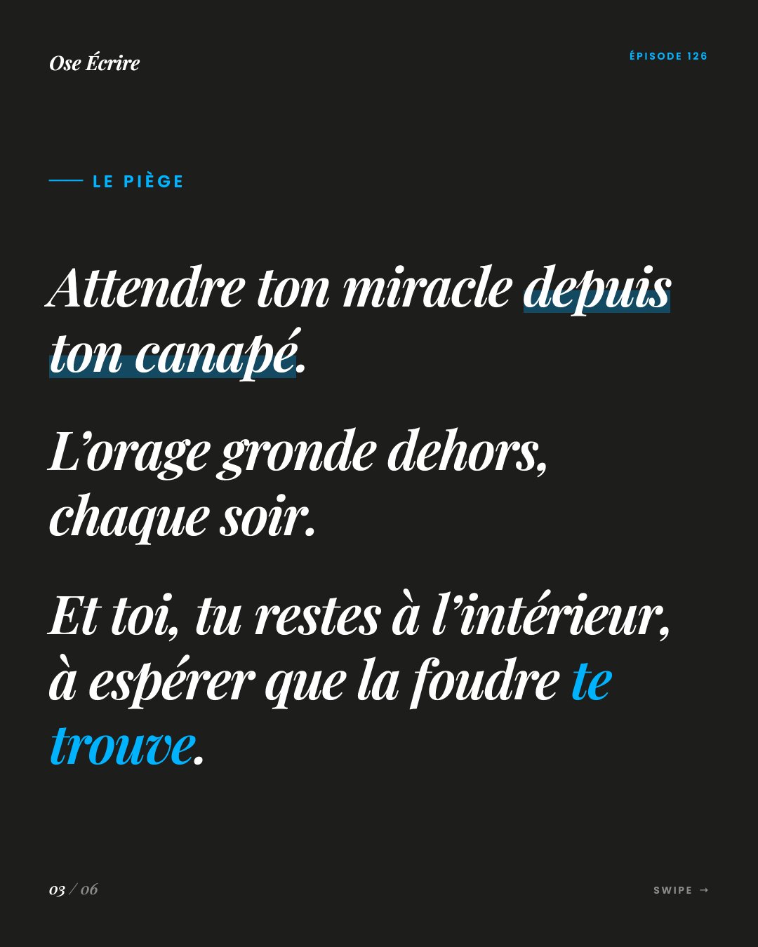Slide 3 du carousel de l'épisode 126