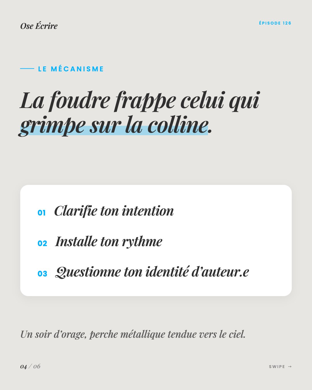 Slide 4 du carousel de l'épisode 126