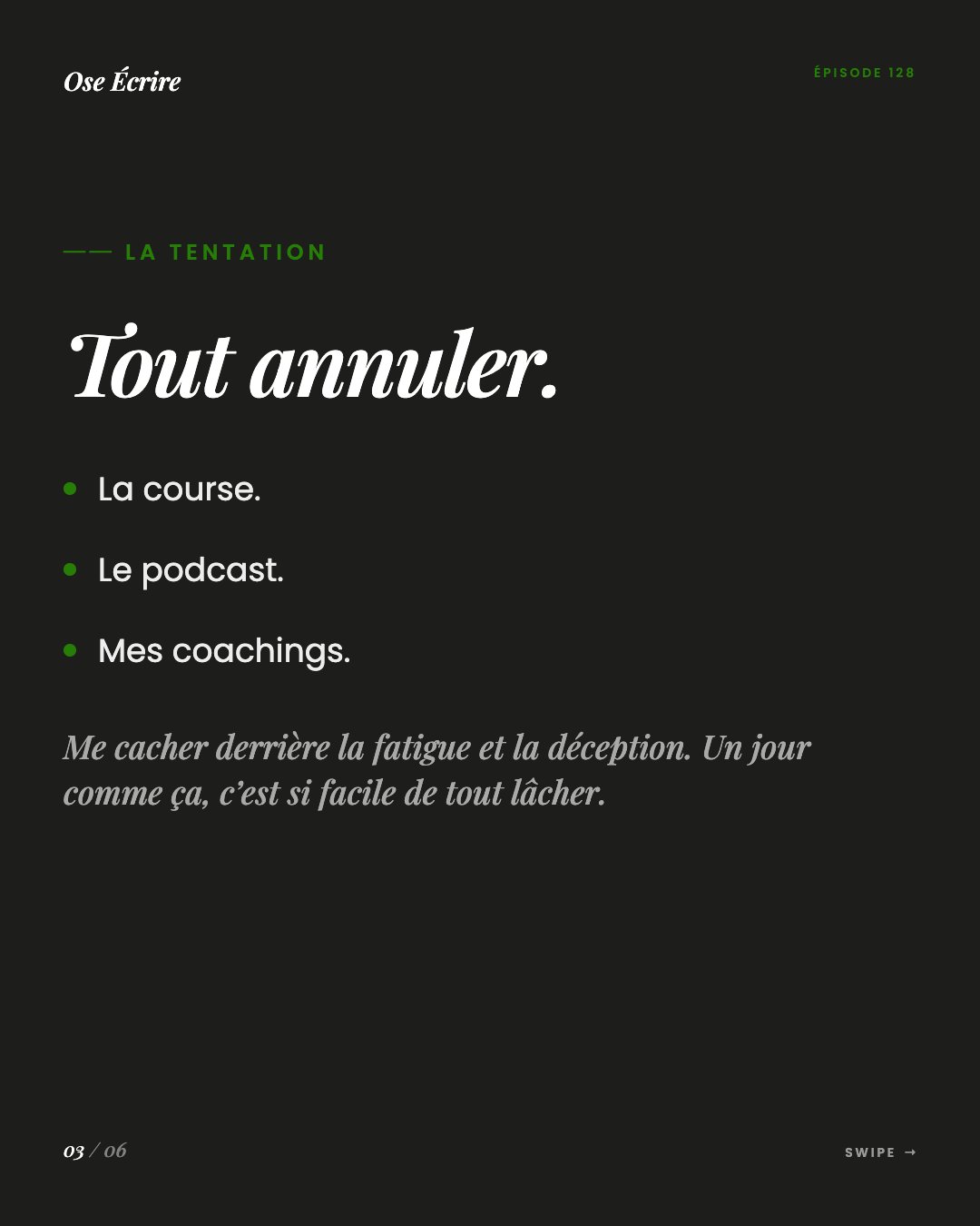 Slide 3 du carousel de l'épisode 128