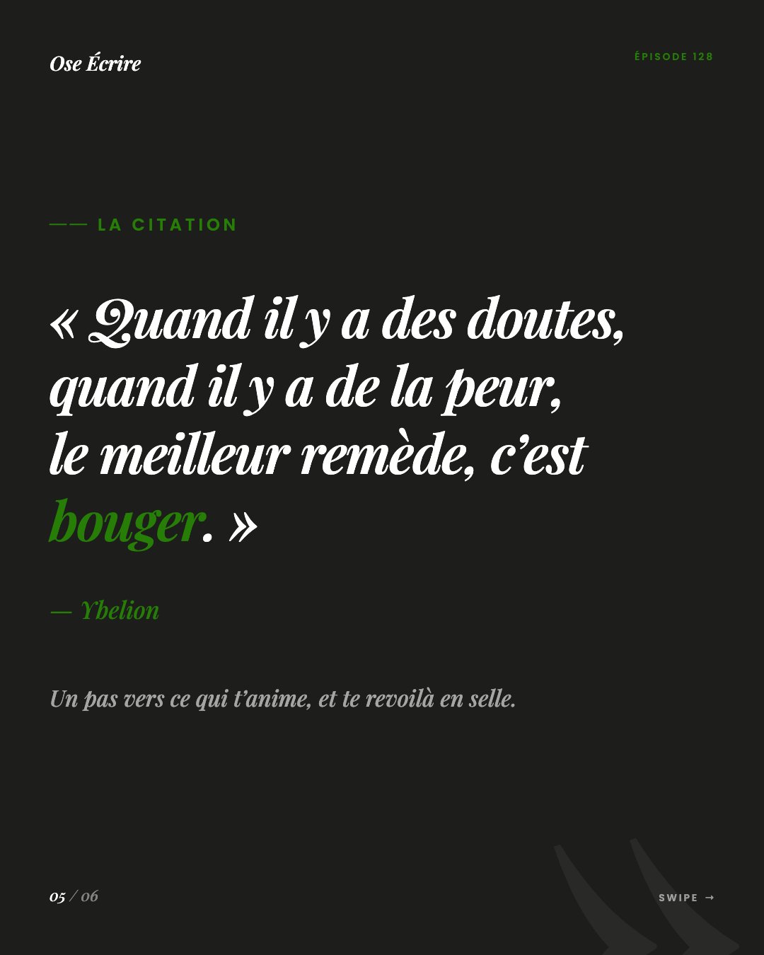 Slide 5 du carousel de l'épisode 128