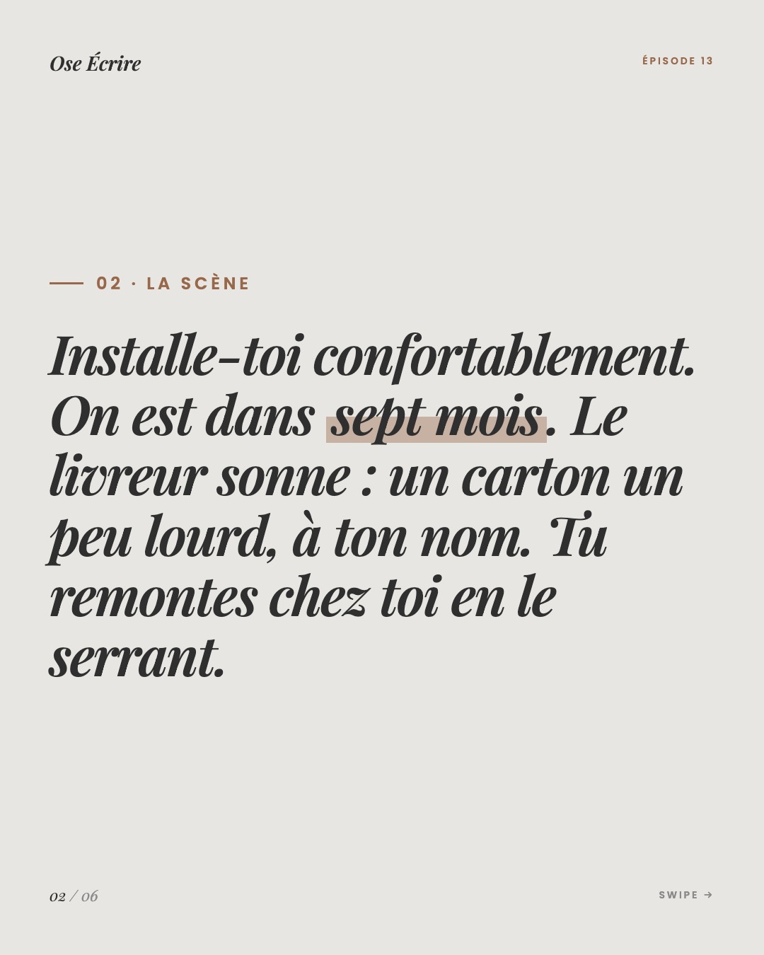 Slide 2 du carousel de l'épisode 13