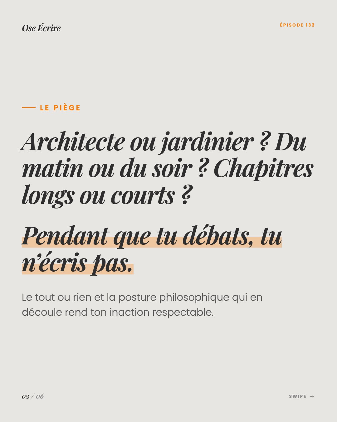 Slide 2 du carousel de l'épisode 132