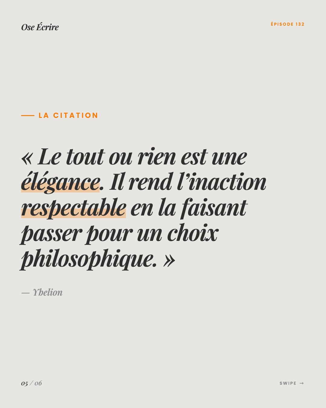 Slide 5 du carousel de l'épisode 132