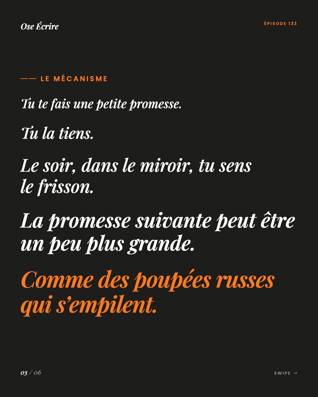 Slide 3 du carousel de l'épisode 133