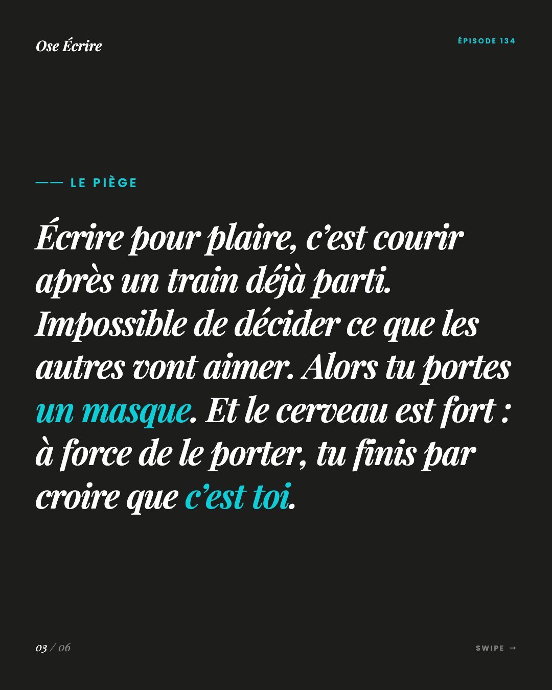 Slide 3 du carousel de l'épisode 134
