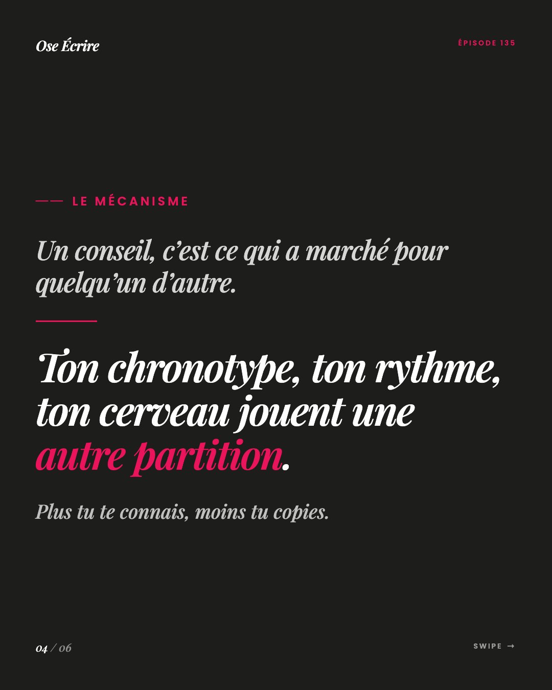 Slide 4 du carousel de l'épisode 135