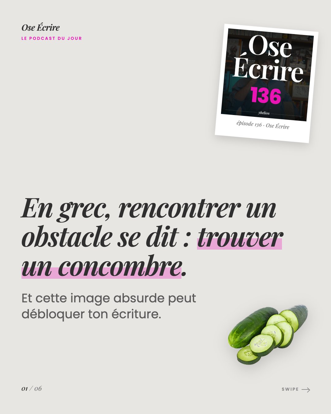 Slide 1 du carousel de l'épisode 136