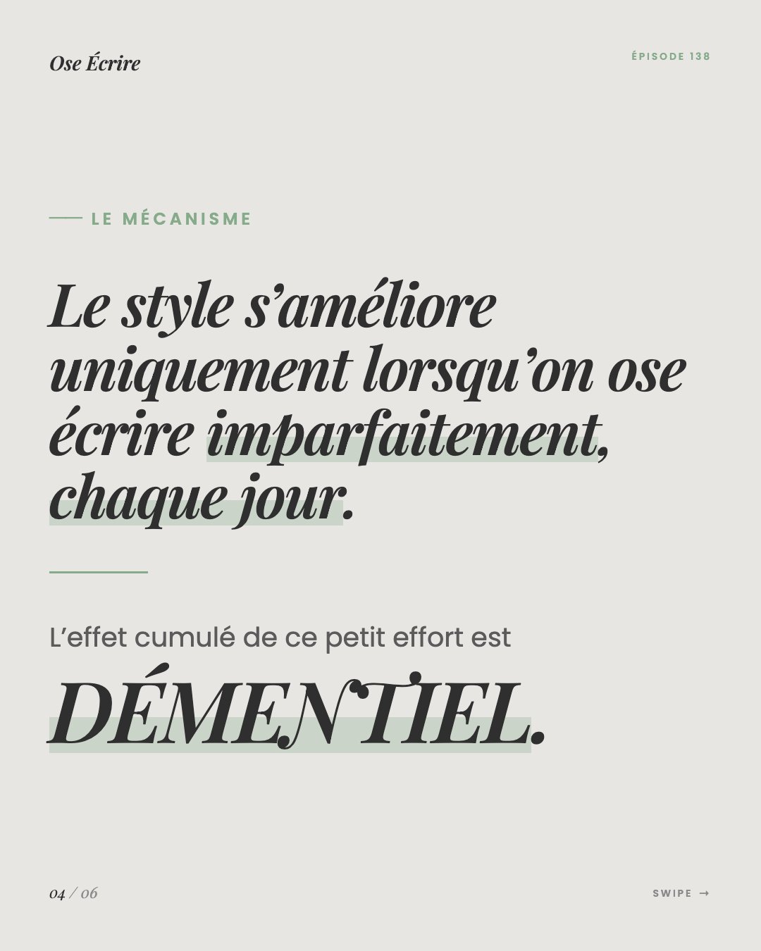 Slide 4 du carousel de l'épisode 138