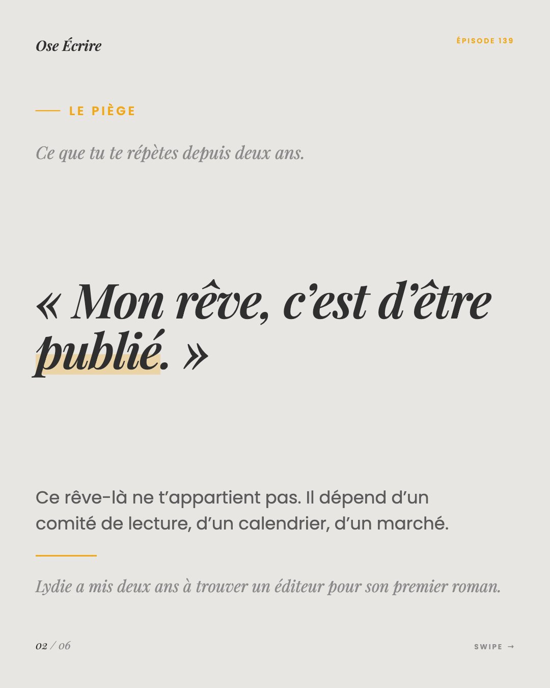 Slide 2 du carousel de l'épisode 139