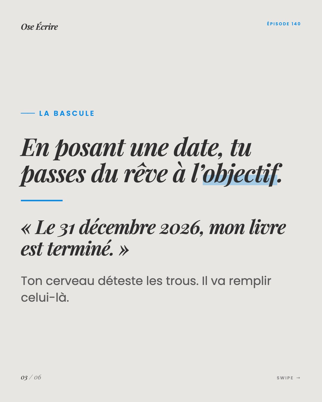 Slide 3 du carousel de l'épisode 140