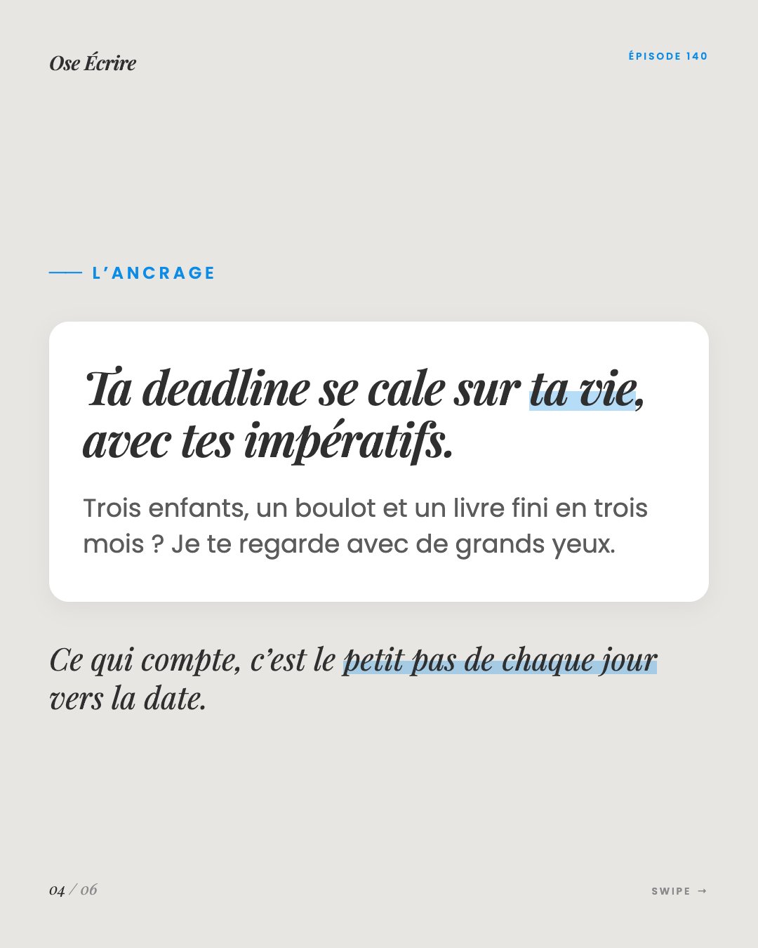 Slide 4 du carousel de l'épisode 140