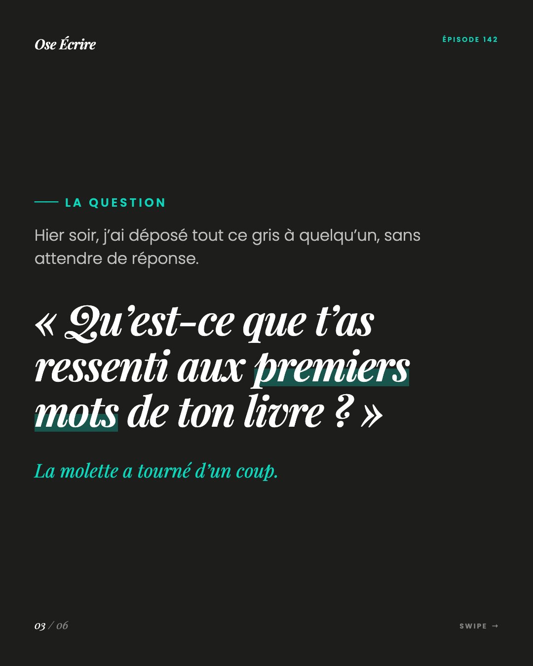 Slide 3 du carousel de l'épisode 142