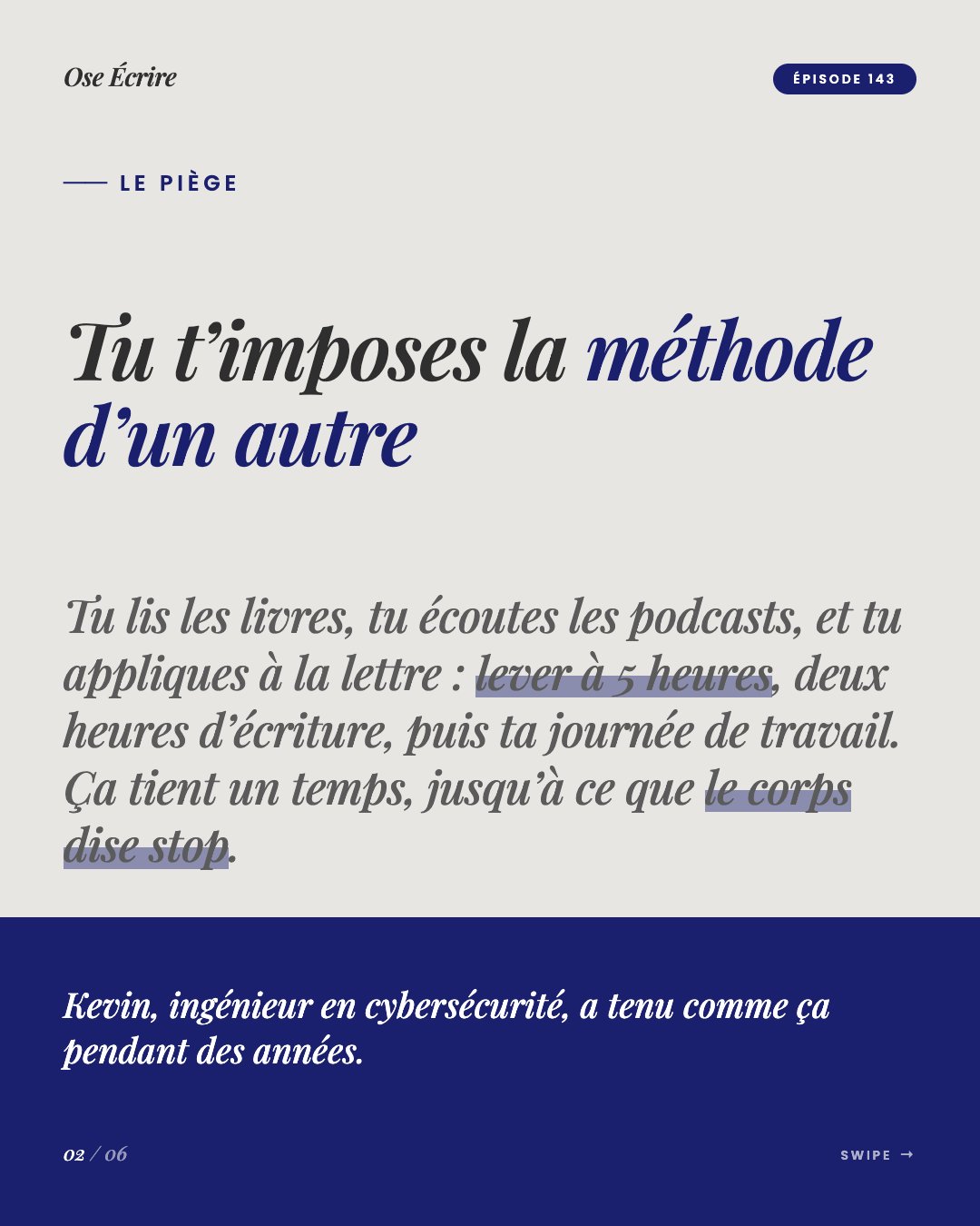 Slide 2 du carousel de l'épisode 143