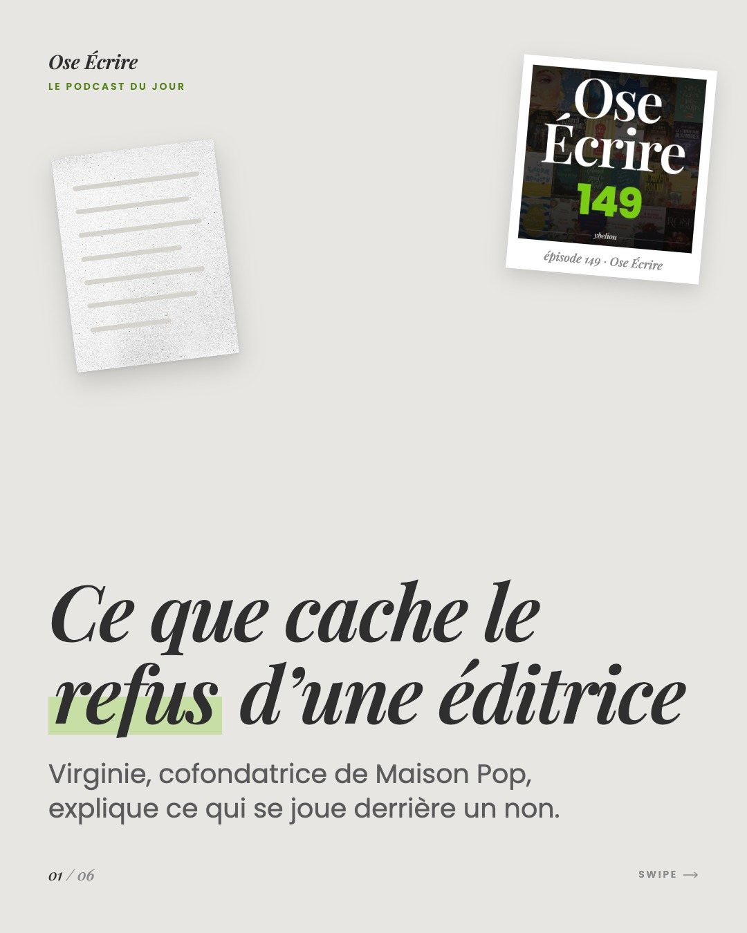 Slide 1 du carousel de l'épisode 149