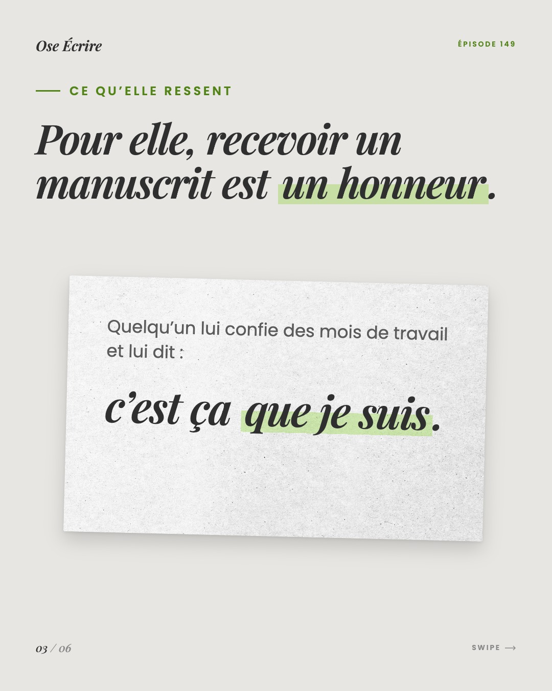 Slide 3 du carousel de l'épisode 149