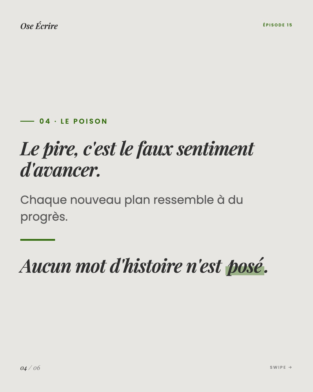 Slide 4 du carousel de l'épisode 15