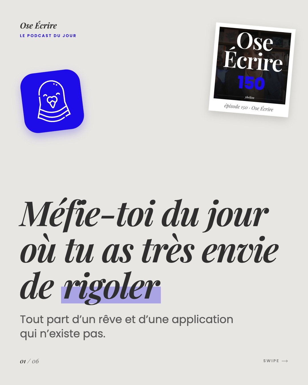 Slide 1 du carousel de l'épisode 150