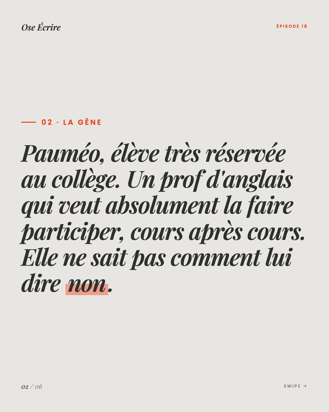 Slide 2 du carousel de l'épisode 18