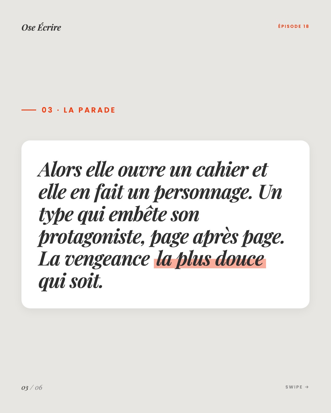 Slide 3 du carousel de l'épisode 18