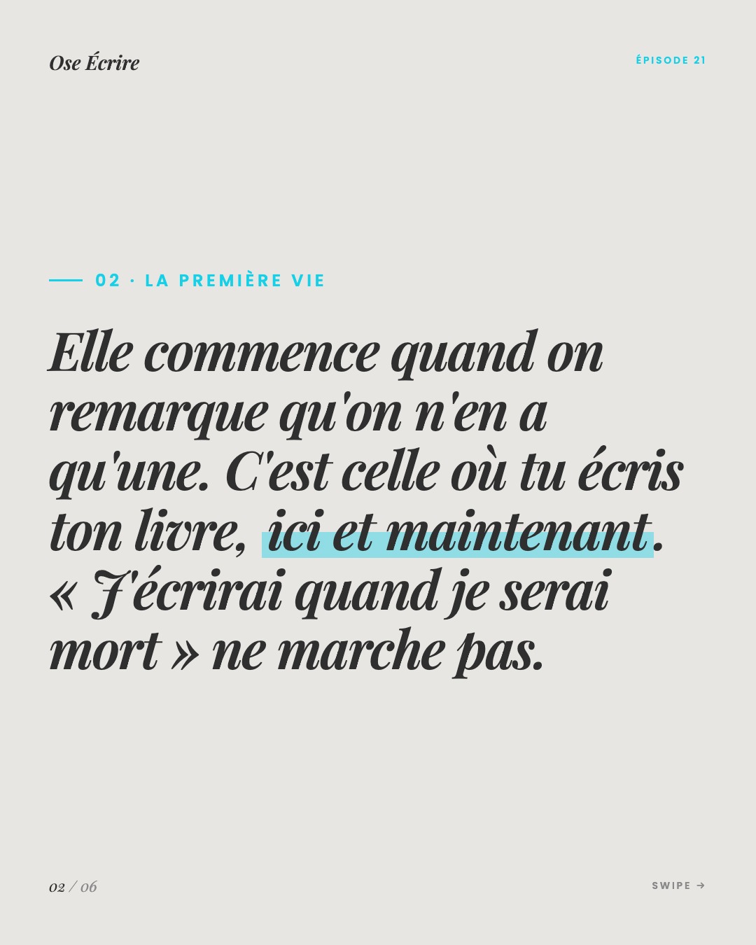 Slide 2 du carousel de l'épisode 21