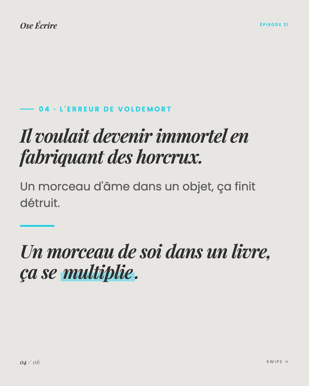 Slide 4 du carousel de l'épisode 21