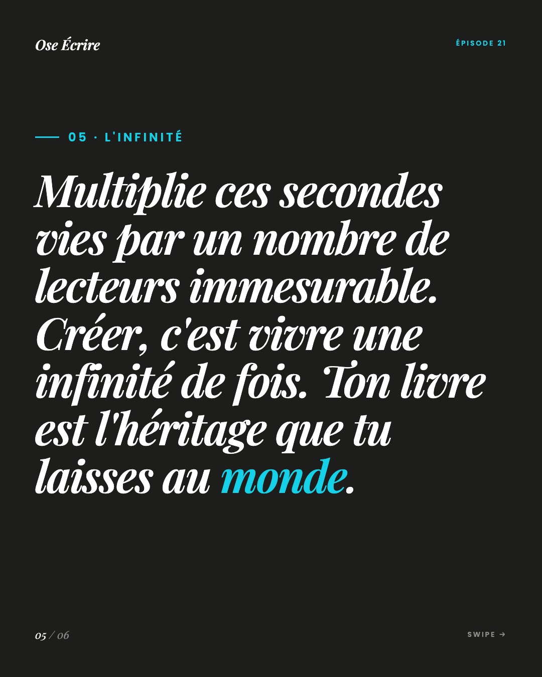 Slide 5 du carousel de l'épisode 21
