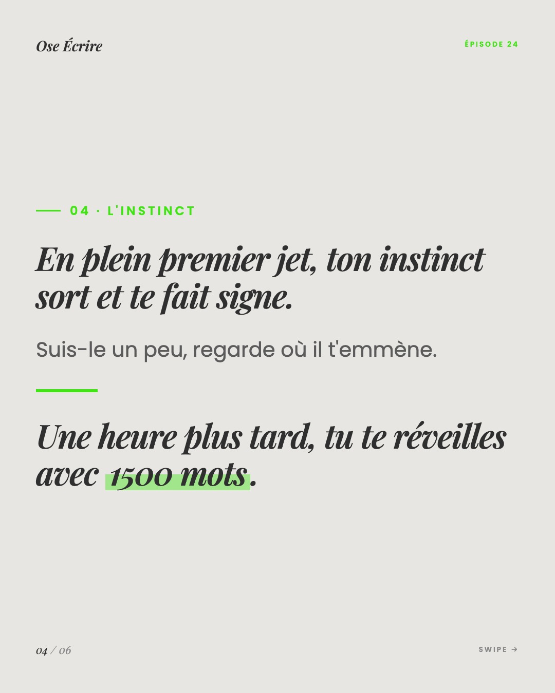 Slide 4 du carousel de l'épisode 24