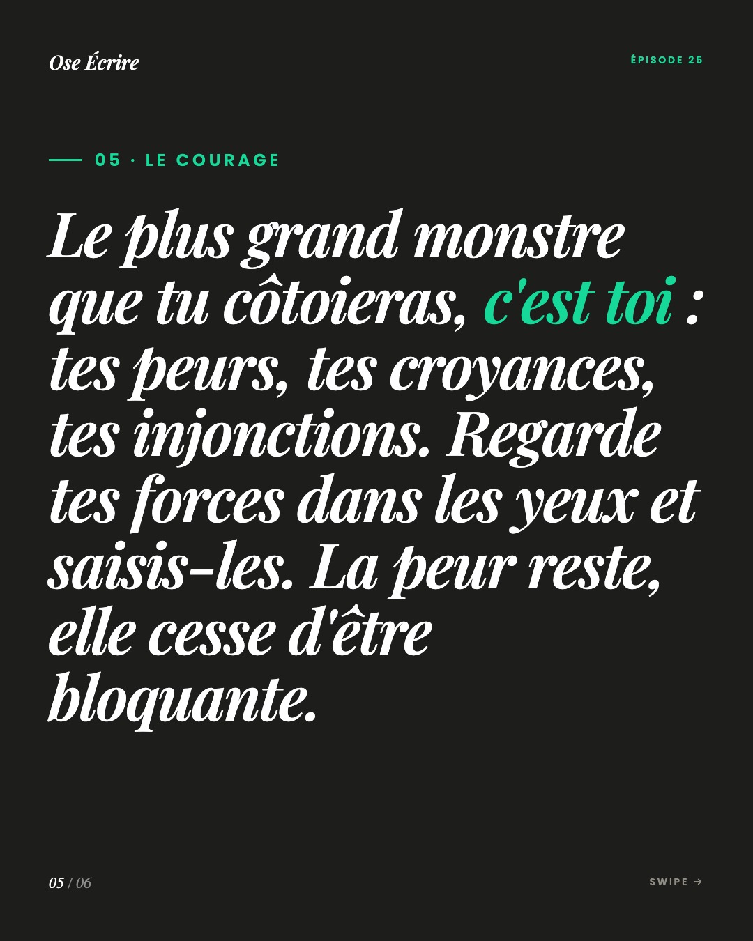 Slide 5 du carousel de l'épisode 25